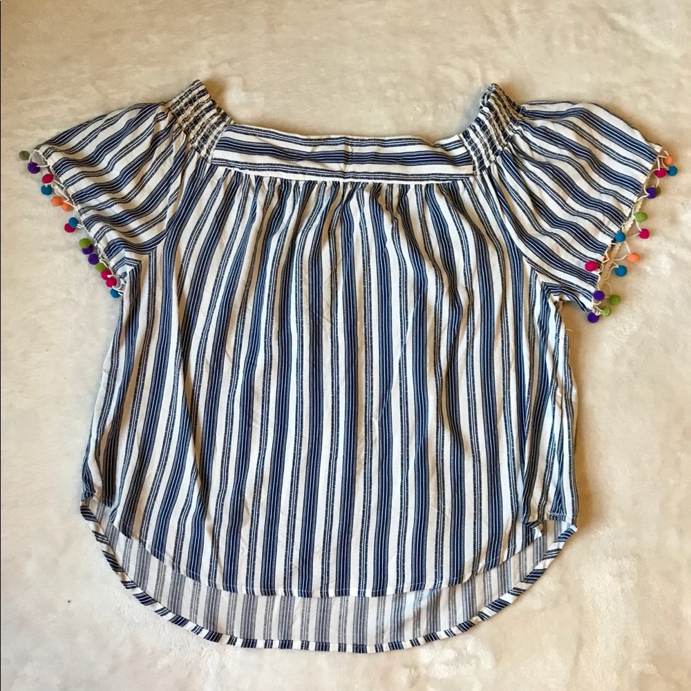 Lily White off shoulder blouse